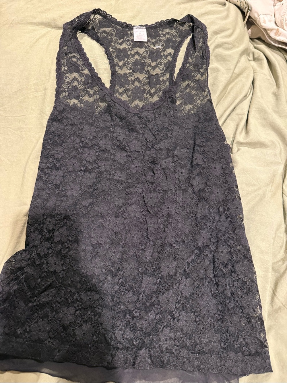 Cabernet Black Lace Racerback Chemise